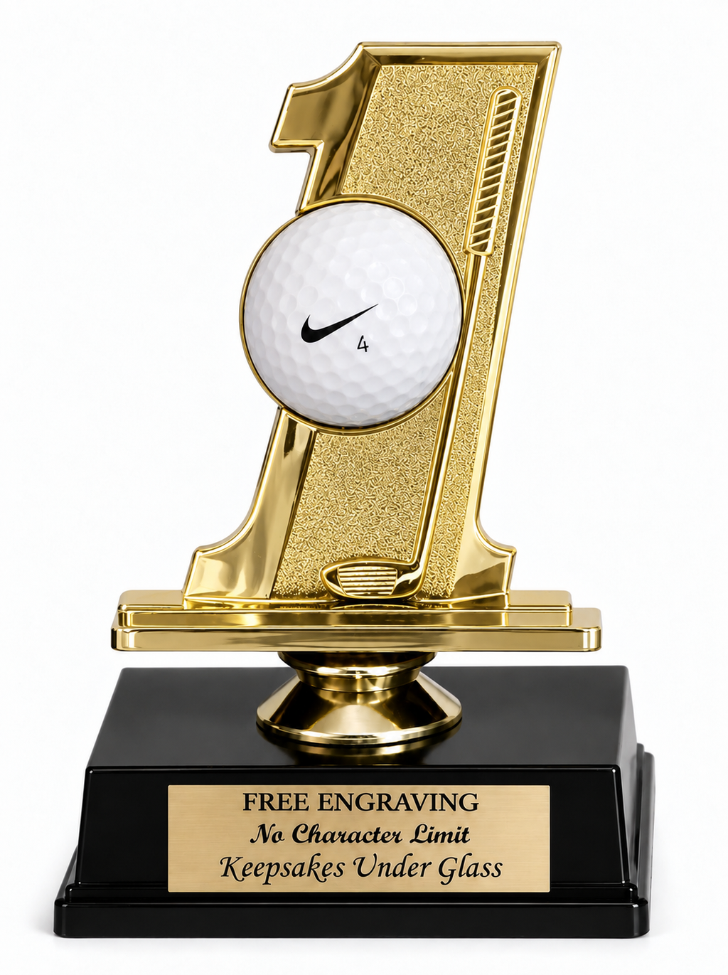 Personalized Hole in One Golf Ball Display Stand - Engraved Award