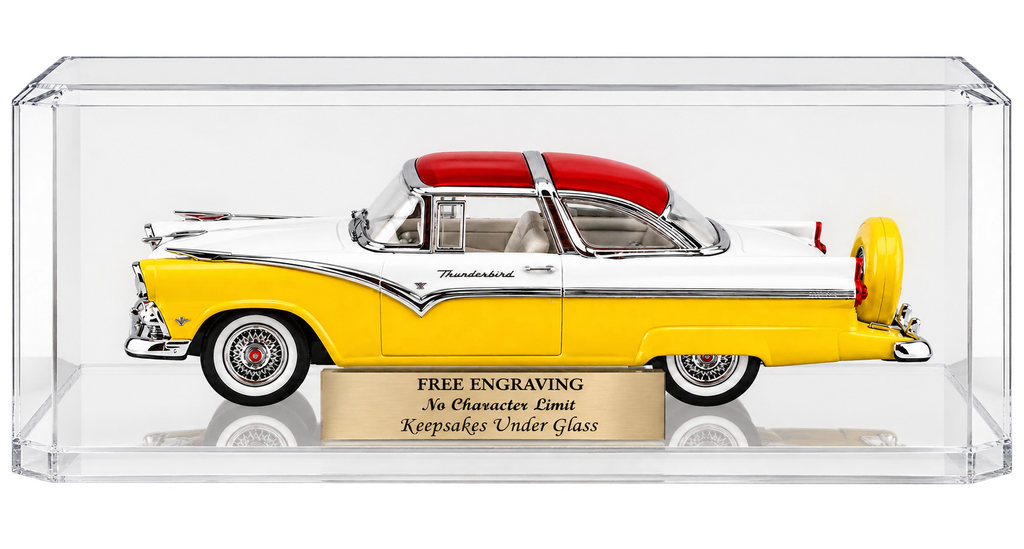1/32 Scale Diecast Car Personalized - Engraved Acrylic Display Case with Free Engraving