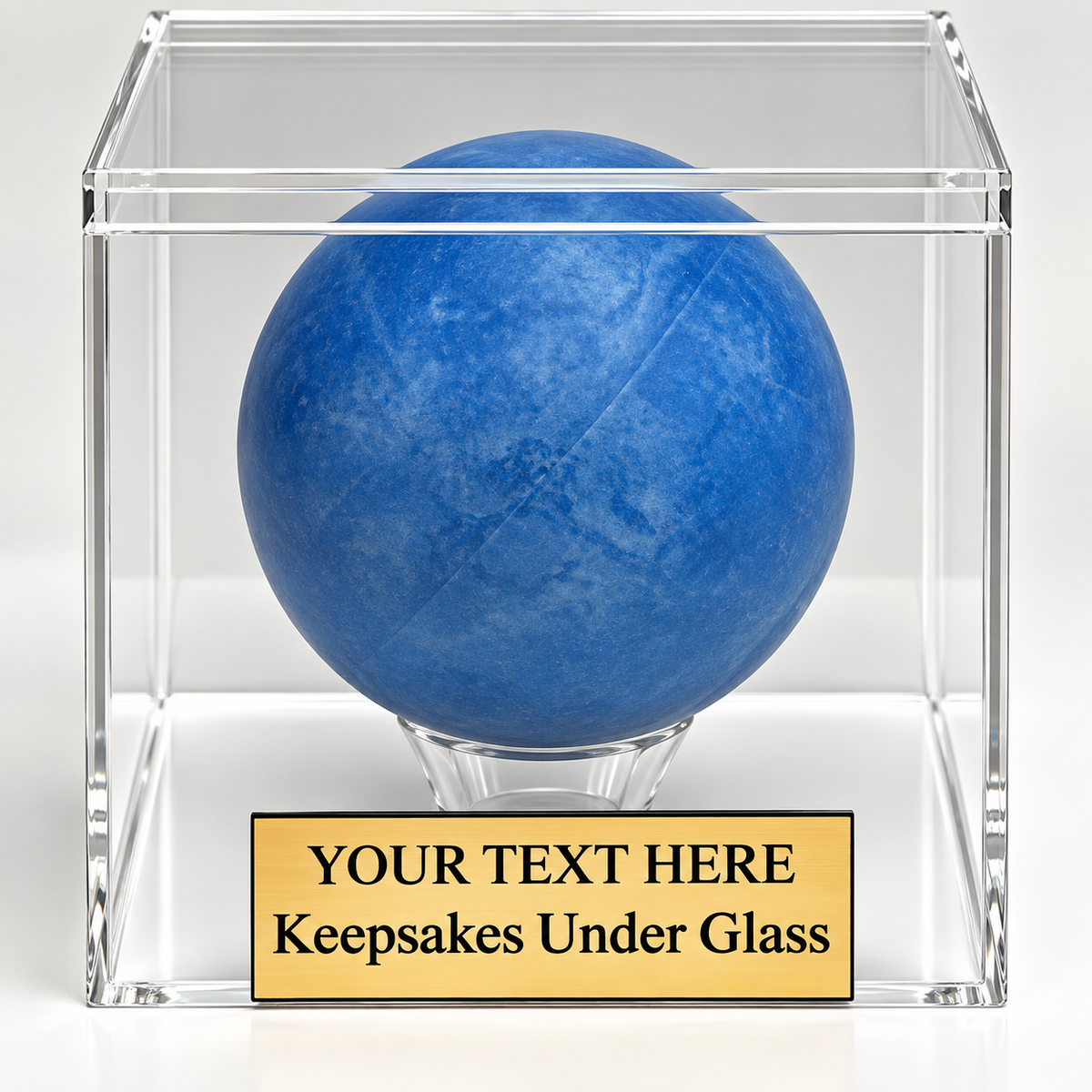 Lacrosse Ball Display Case: Acrylic Fitted Lid, Custom Ball  Stand