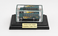 1/64 Scale Personalized Diecast Car Glass Display Case: Black Finish Wood Base. Hot Wheels and Matchbox Size