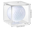 Acrylic Golf Ball Display Case | Hole In One Award with Free Engraved Plate | PGA Regulation Size Ball Holder