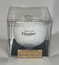 Softball Acrylic Personalized Display Case For A 16" Chicago Style Clincher Ball