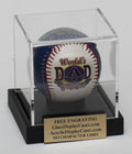 Personalized Baseball Display Case: Acrylic Holder with Engraved Name Plate