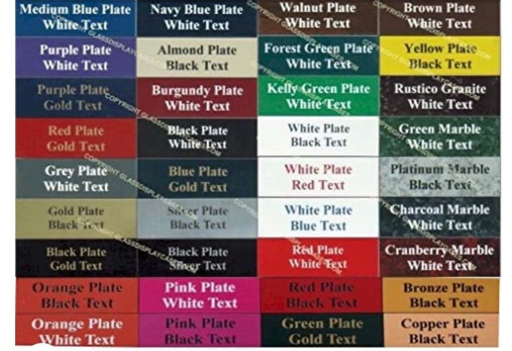 Personalized 16oz Can Glass Display Case: Mahogany or Black Base, Free Engraving