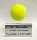 Tennis Ball Acrylic Riser Display Ball Stand - Free Engraving