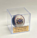 Baseball Acrylic Display Case With Fitted Lid and Custom Stand - Free Engraving
