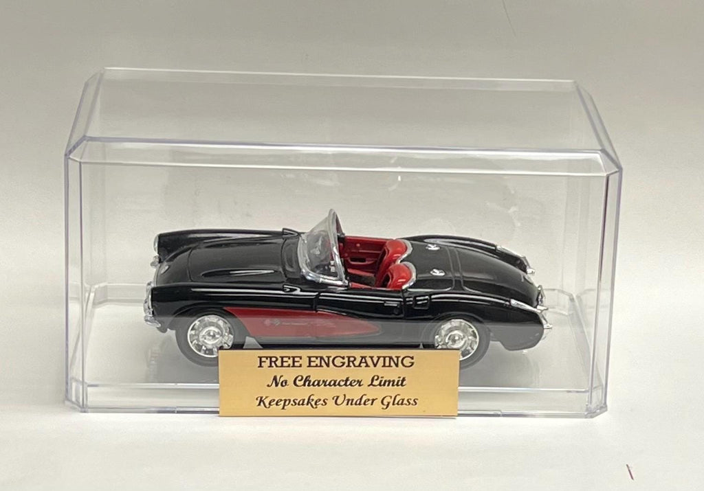 1/32 Scale Diecast Car Personalized - Engraved Acrylic Display Case with Free Engraving