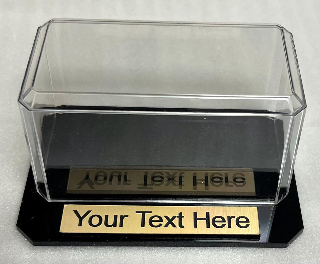 1/64 Scale Diecast Car Acrylic Display Case: Personalized Octagon Base