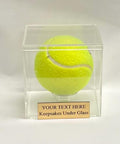 Acrylic Tennis Ball Display Case: Custom Stand & Base