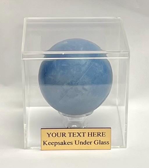 Lacrosse Ball Display Case: Acrylic Fitted Lid, Custom Ball  Stand